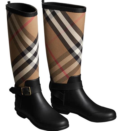 burberry rain boots women